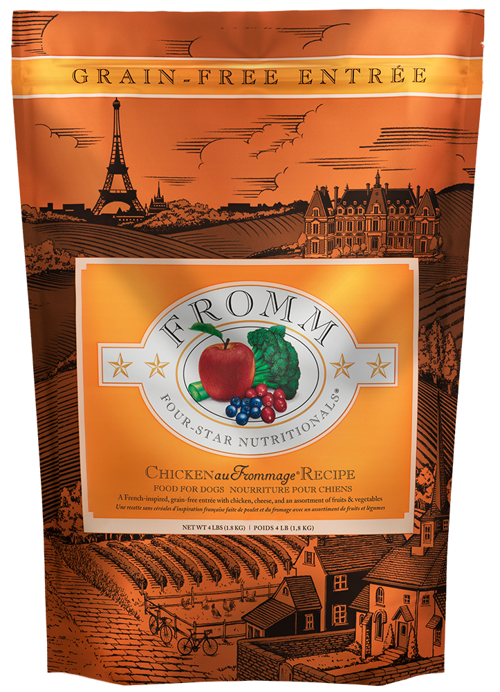Fromm Four Star Chicken au Frommage Recipe Grain Free Dog Dry Food