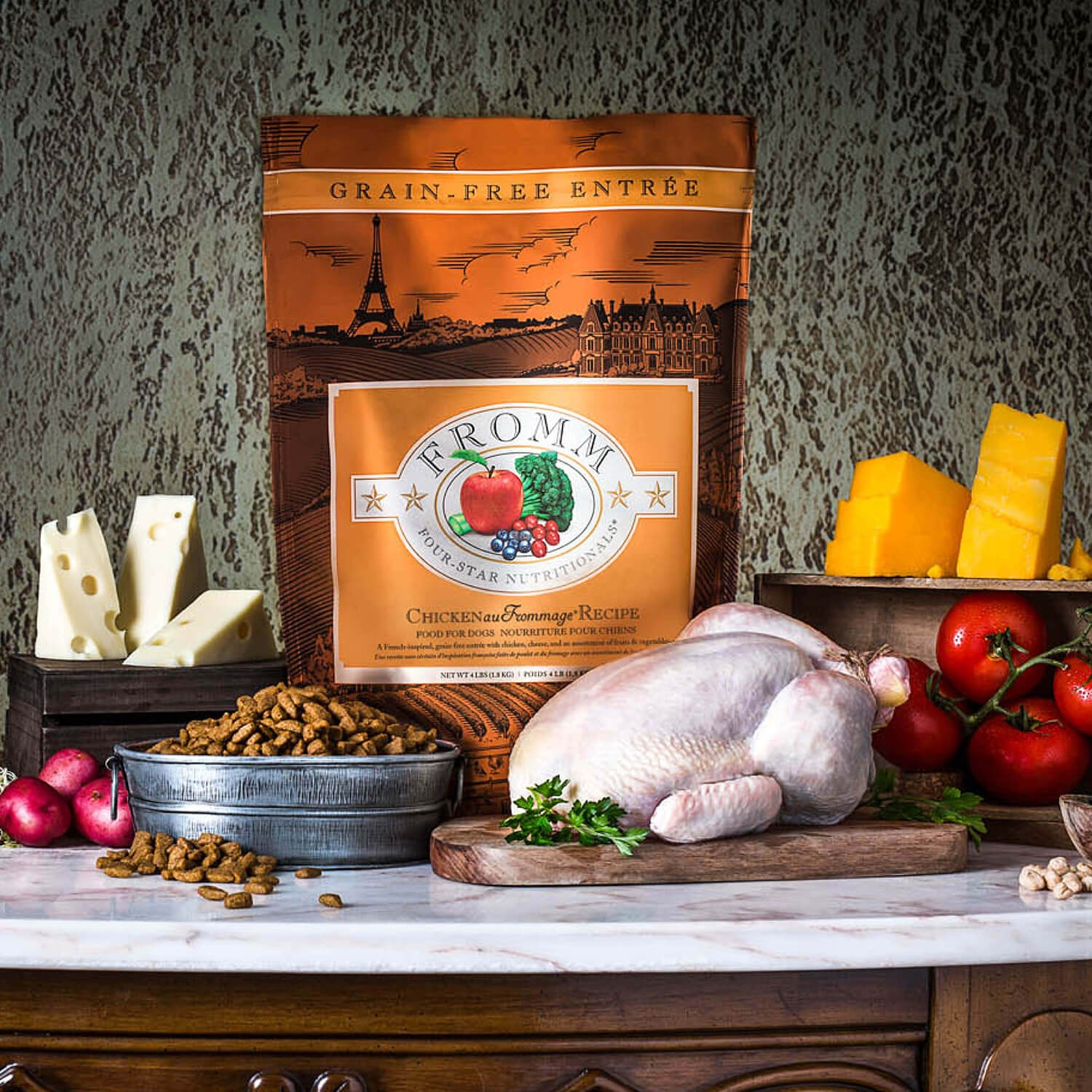 Fromm Four Star Chicken au Frommage Recipe Grain Free Dog Dry Food