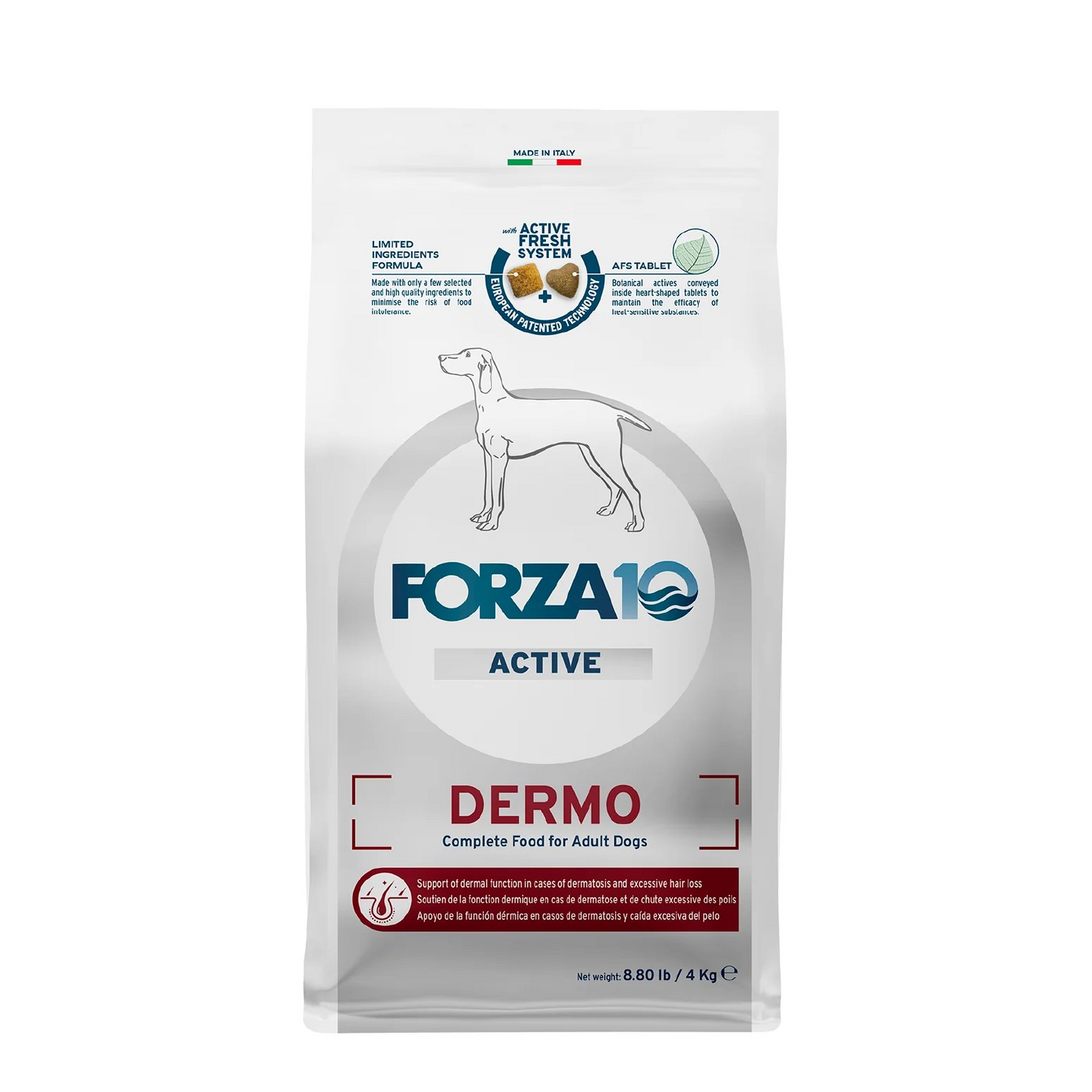Forza 10 Active Dermo For Itchy Skin & Coat Health Dog Dry Food