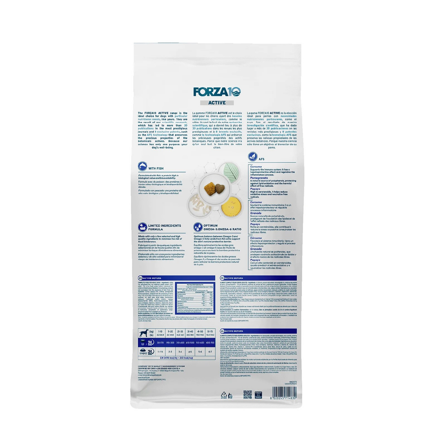 Forza 10 Active Depura Daily Detoxing Support Dog Dry Food