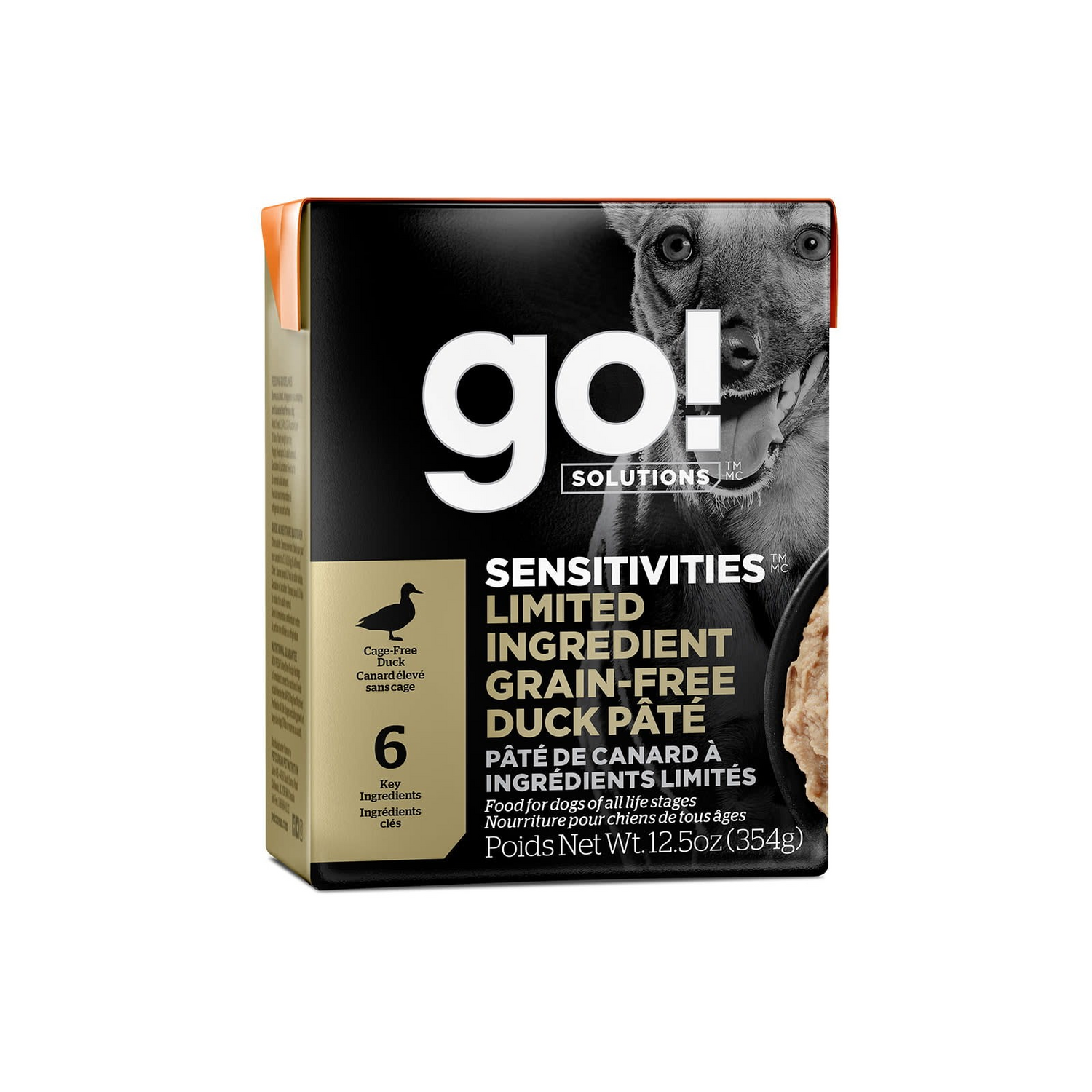Go! Solutions Sensitivities LID Grain Free Duck Dog Wet Food