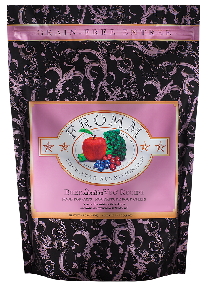 Fromm Four Star Beef Liváttini Veg Recipe Cat Dry Food