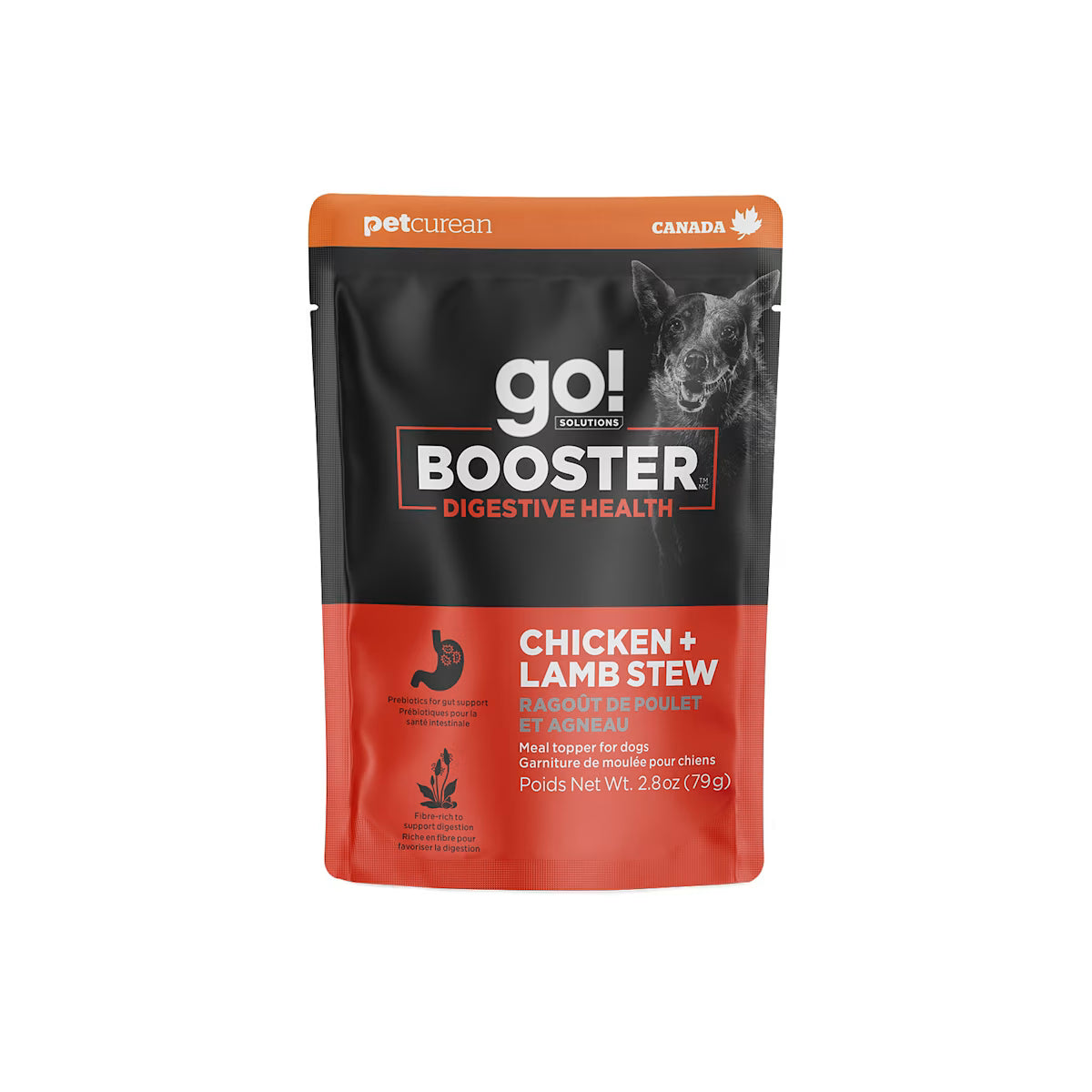 Go Solutions Booster Digestive Health Chicken and Lamb Stew Meal Topper Dog Food