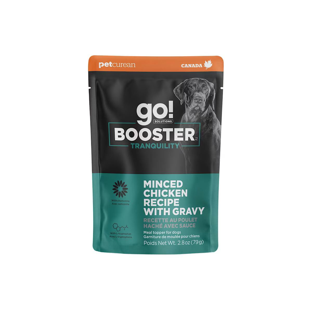Go Solutions Booster Tranquility Minced Chicken With Gravy Meal Topper Dog Food