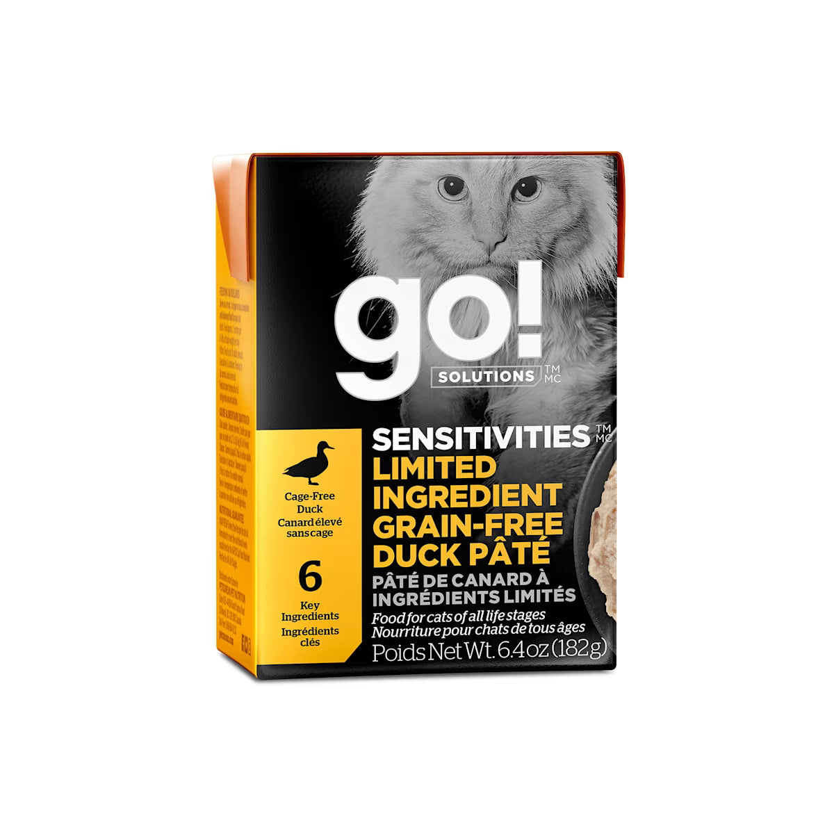 Go Solutions Sensitivities LID Grain Free Duck Cat Food