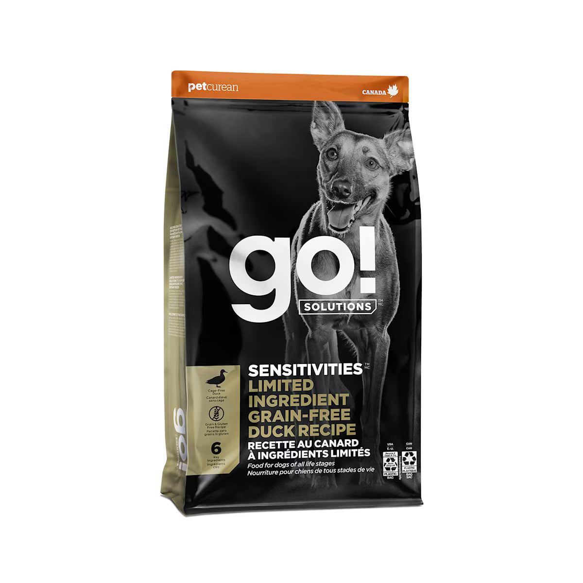 Go Solutions Sensitivities LID Grain Free Duck Dry Dog Food