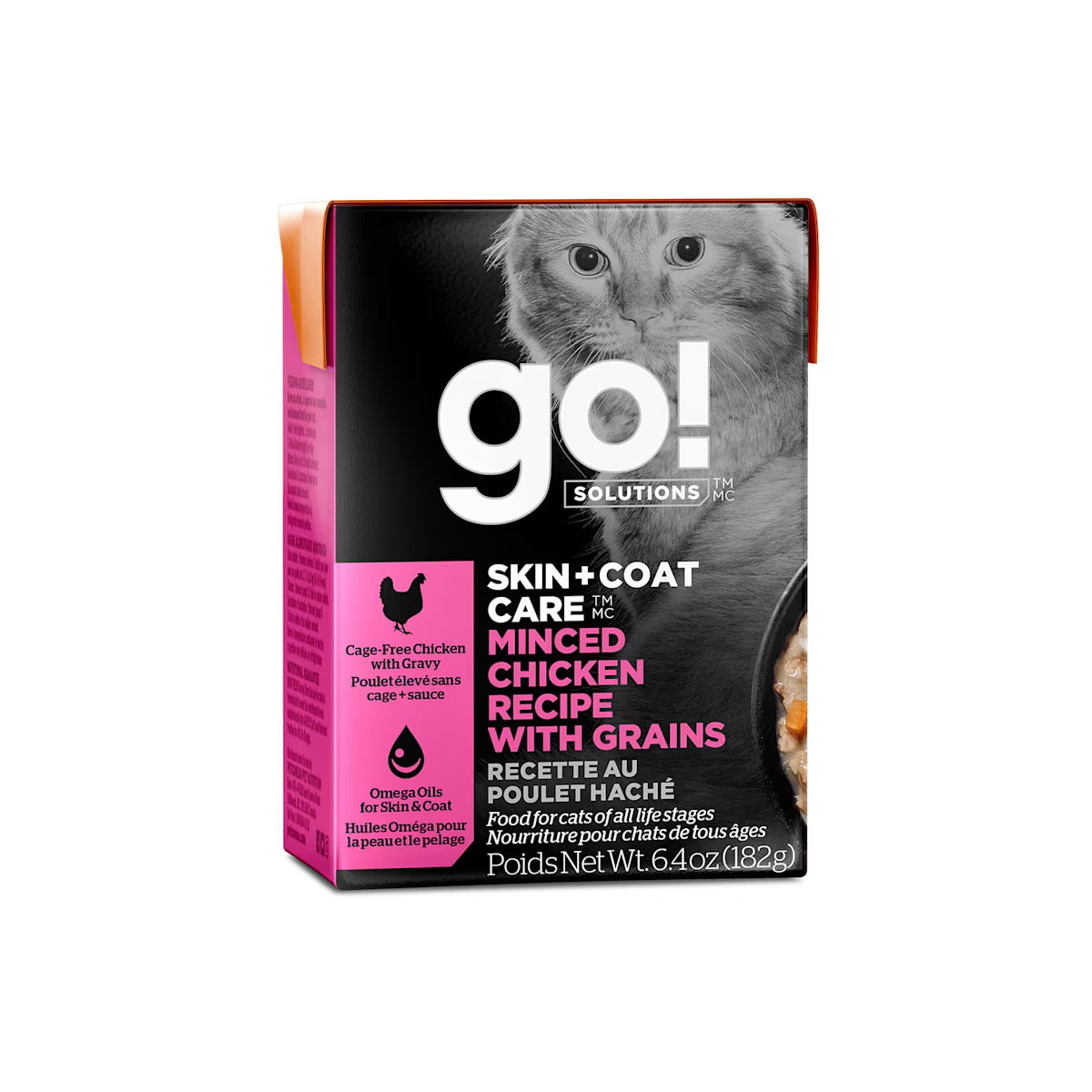 Go Solutions Skin Coat Minced Chicken Cat Wet Food