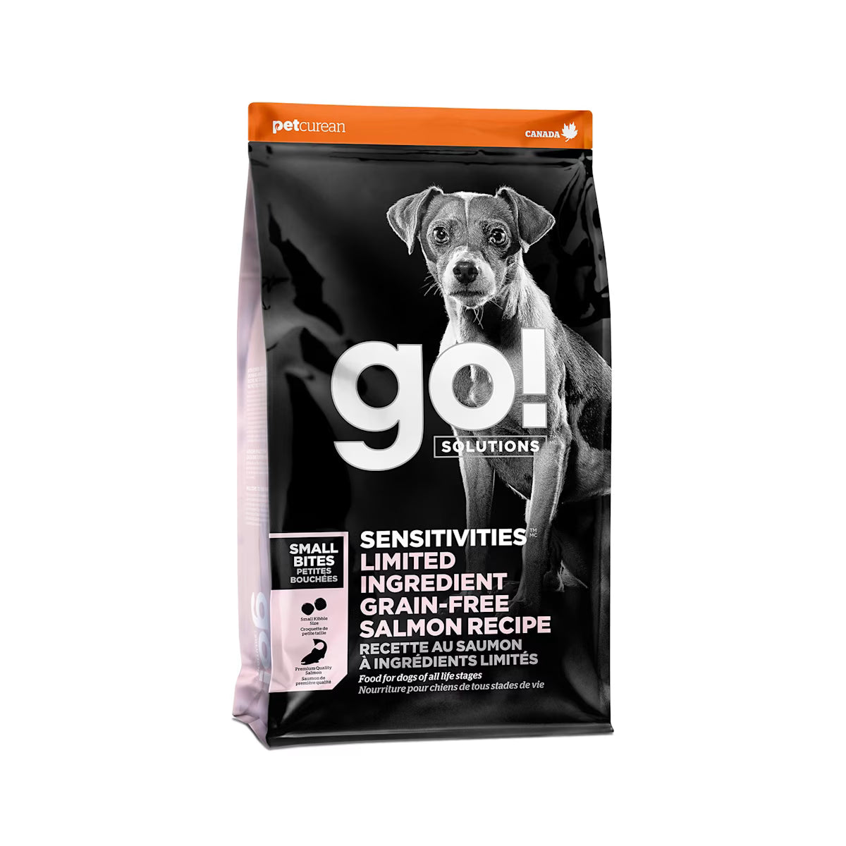 Go Solutions Sensitivitites LID Grain Free Salmon Small Bites Dry Dog Food