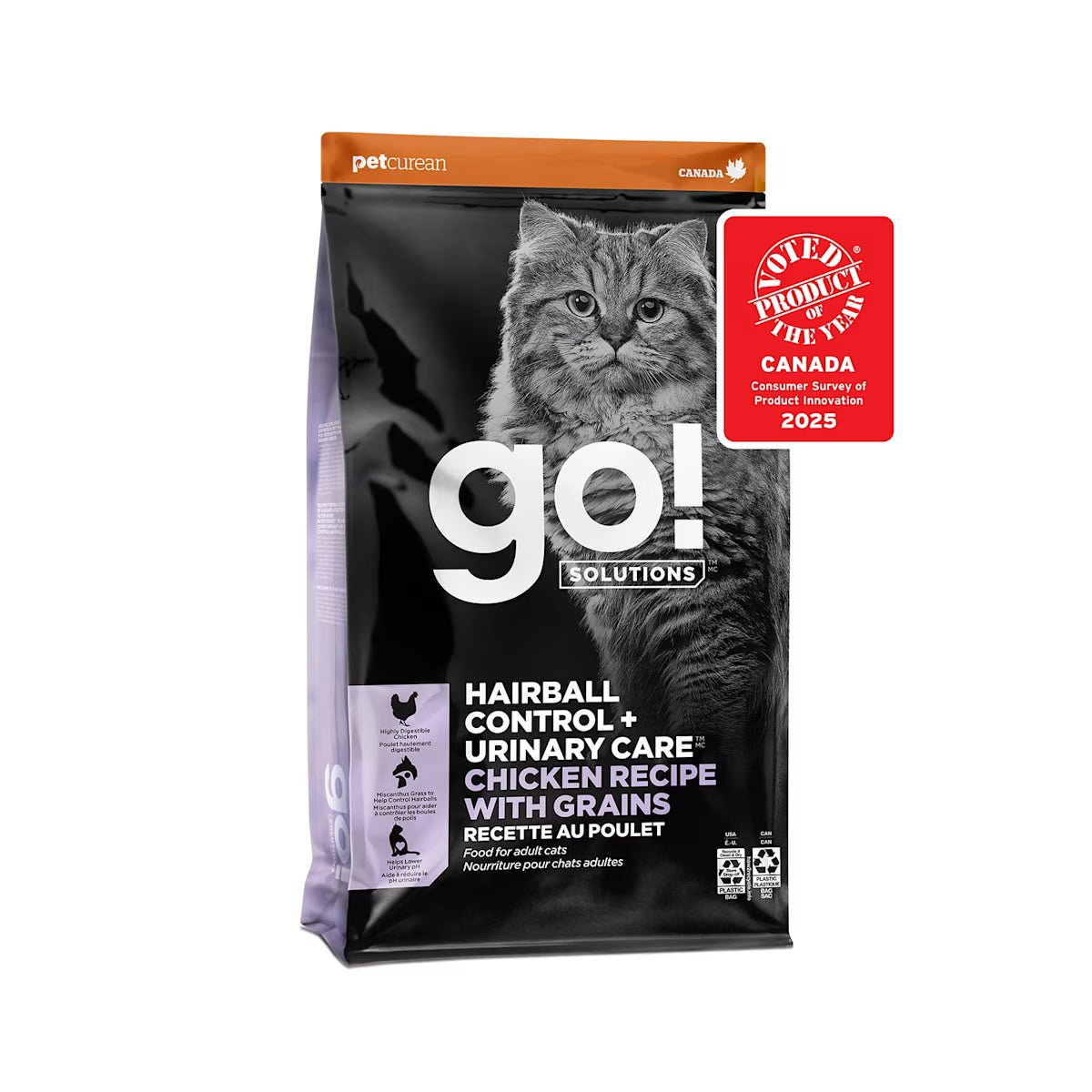 Go Solutions Hairball Control Urinary Care Chicken Recipe With Grains Cat Food
