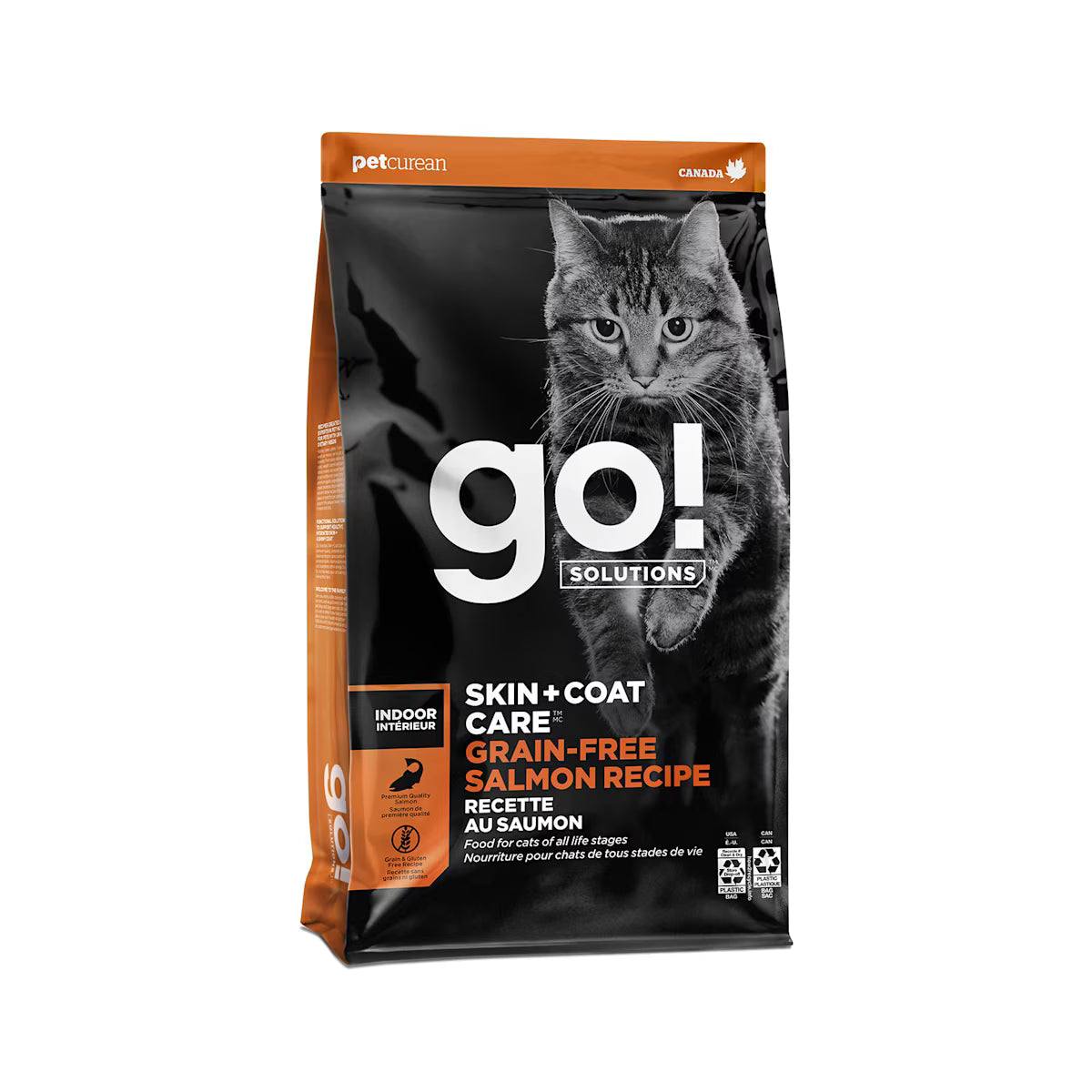 Go Solutions Skin Coat Grain Free Salmon Dry Cat Food