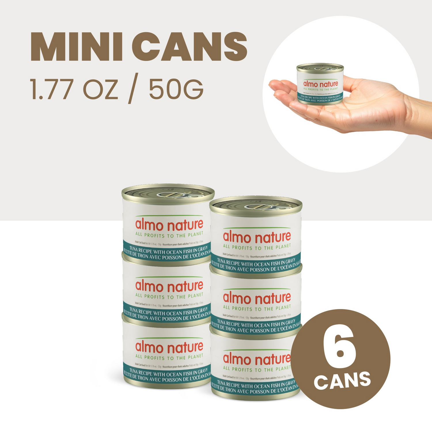 Almo Nature HQS Golden Age Tuna Recipe With Ocean Fish In Gravy Cat Wet Food