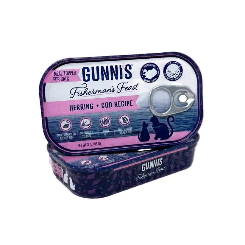 Gunni's Taste of Iceland Herring & Cod Recipe Cat Wet Food
