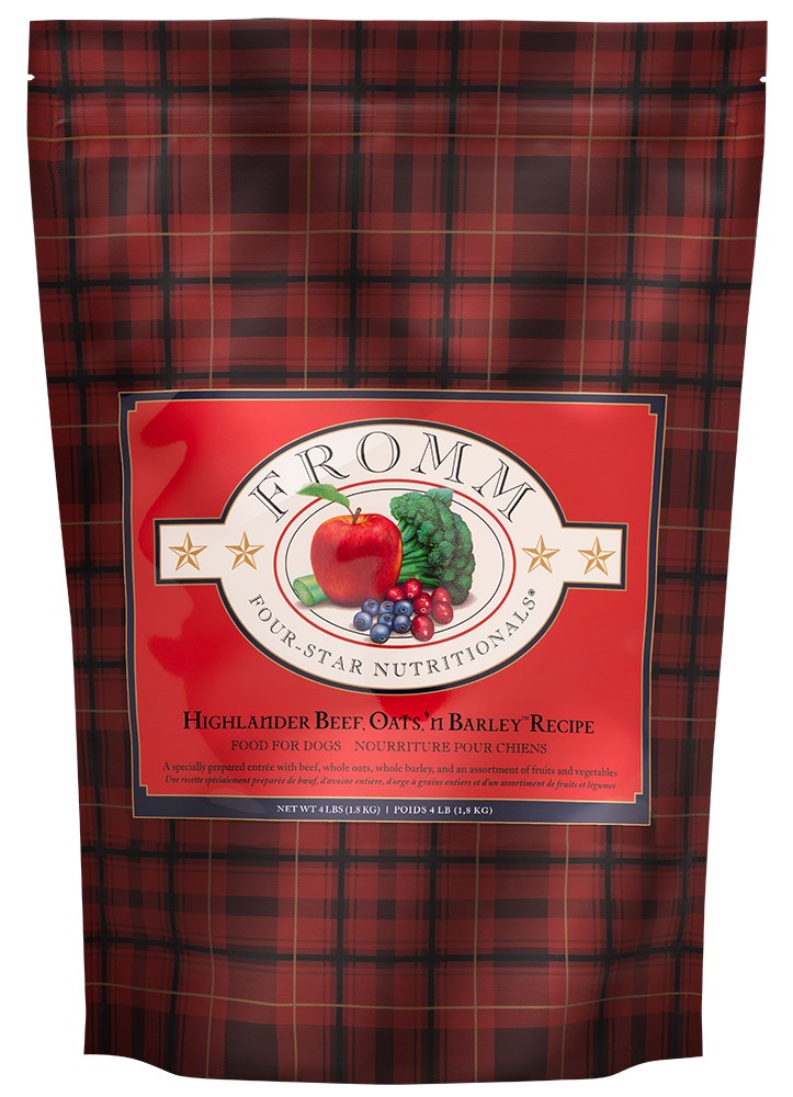 Fromm Four Star Highlander Beef Oats 'n Barley Recipe Dog Dry Food