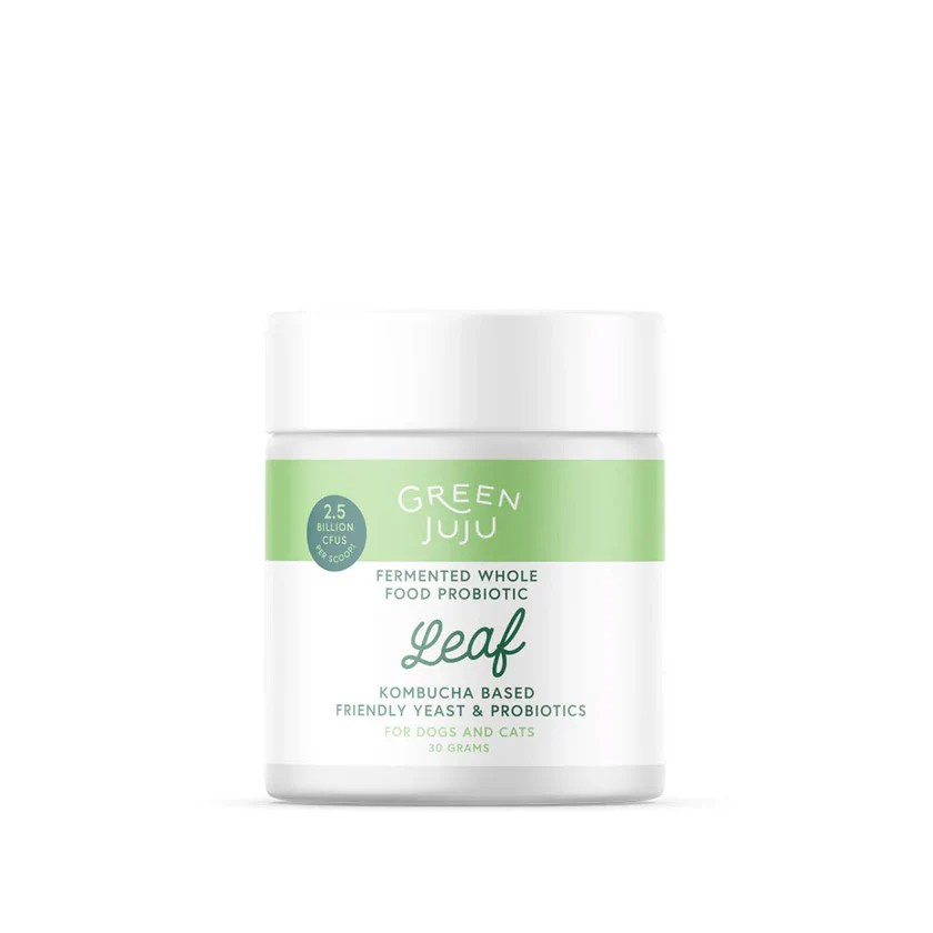 Green Juju Leaf Fermented Kombucha-Based Probiotic For Dogs & Cats