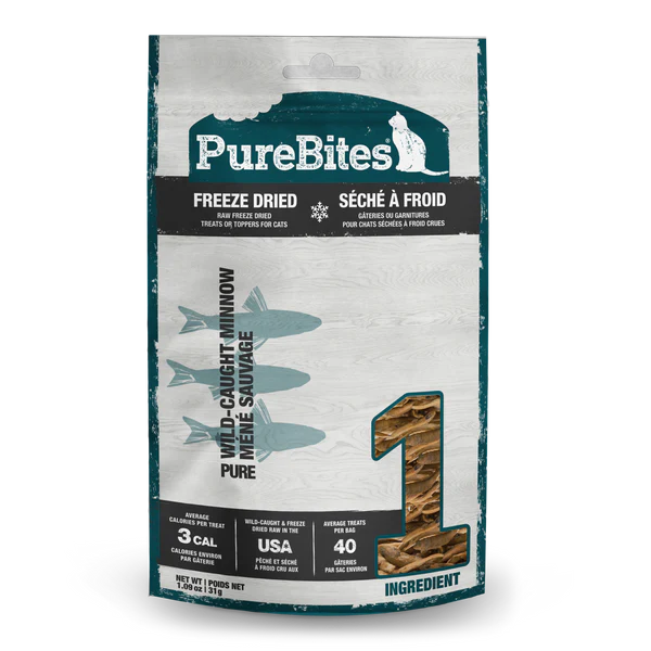 PureBites Wild-Caught Minnow Freeze Dried Cat Treats