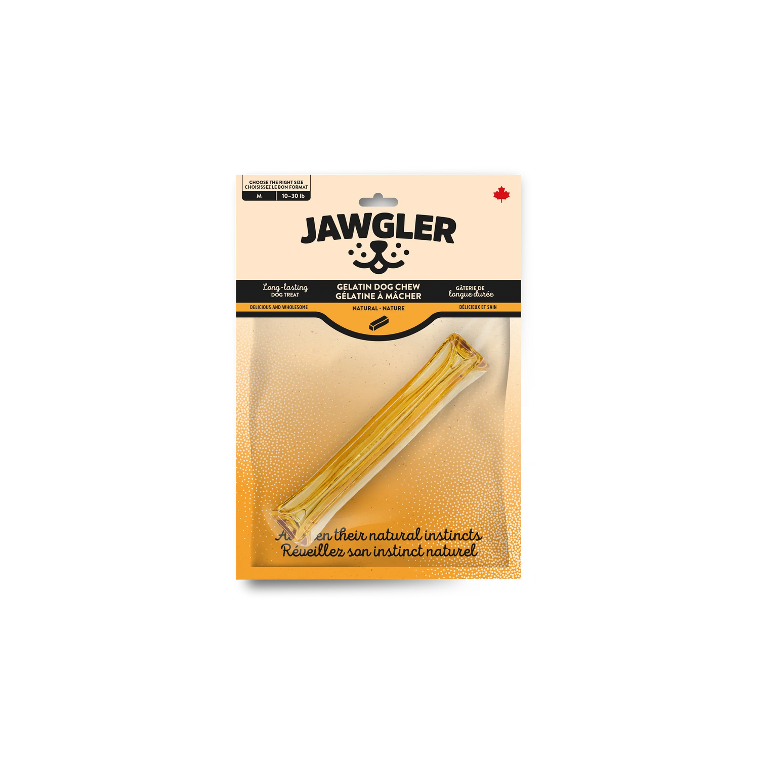 Jawgler Gelatin Dog Chew Natural Flavor