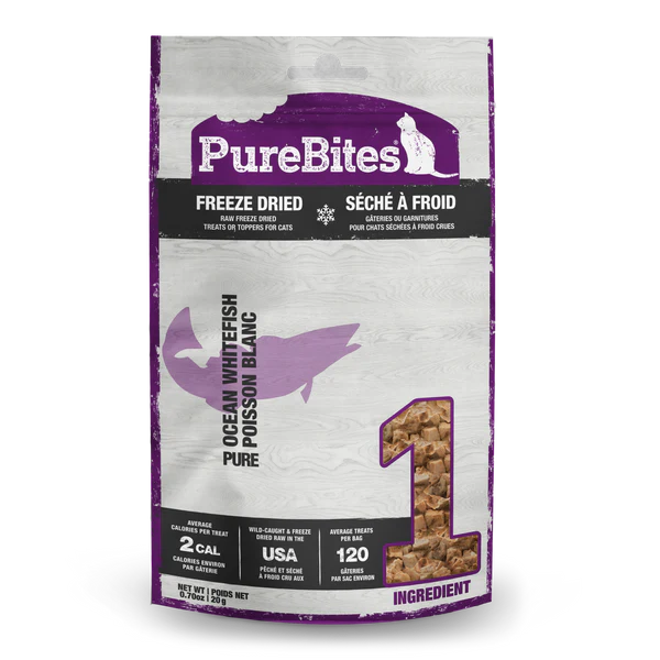 PureBites Whitefish Freeze Dried Cat Treats