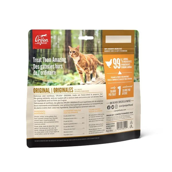 ORIJEN Original Freeze-Dried Cat Treats 35g
