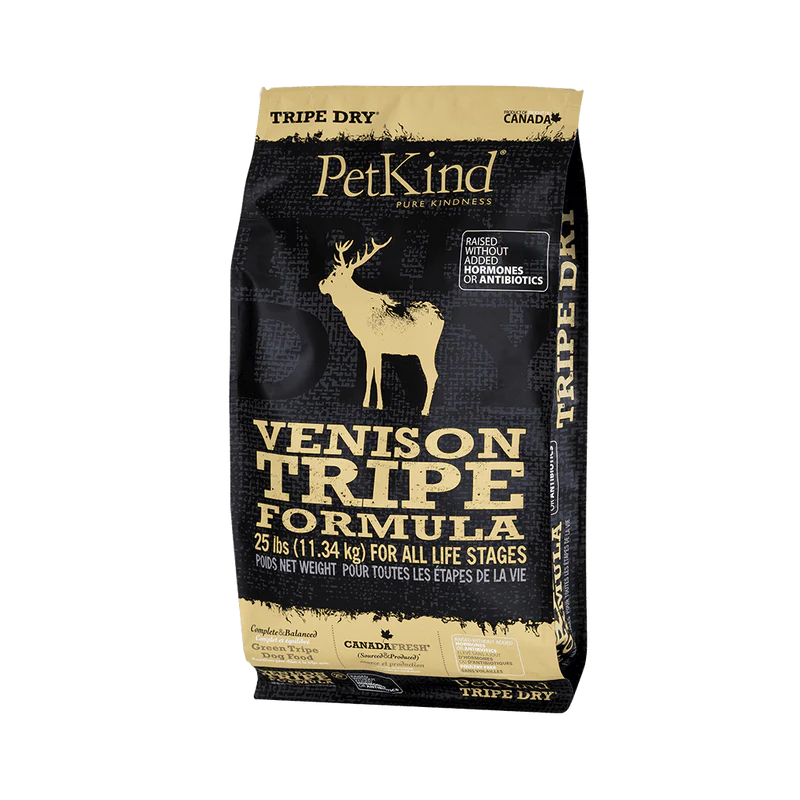 PetKind Green Venison Tripe Dry Dog Food