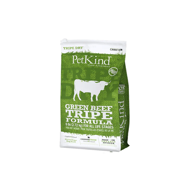 PetKind Green Beef Tripe Dry Dog Food