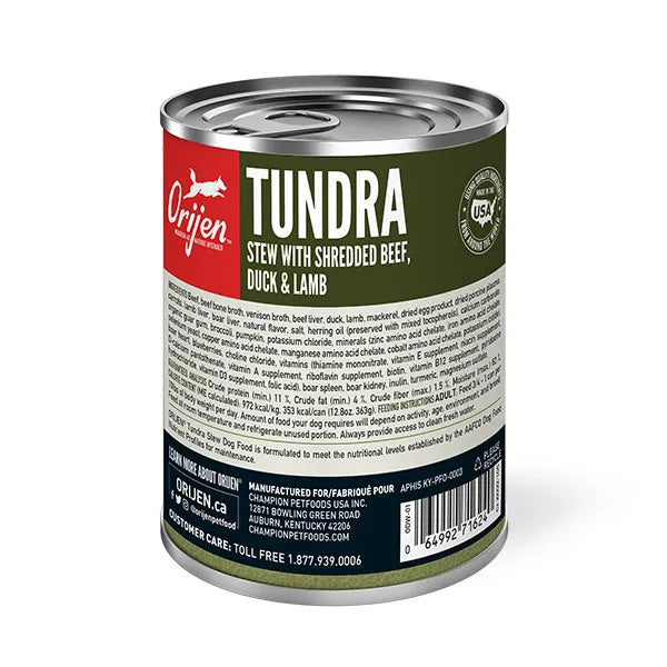 ORIJEN Premium Tundra Stew Dog Wet Food