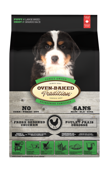 Oven-Baked Tradition Puppy Large Breed Chicken Dog Dry Food 25 lb