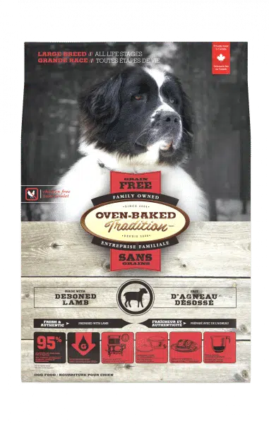 Oven-Baked Tradition Adult Large Breed Grain Free Lamb Dog Dry Food