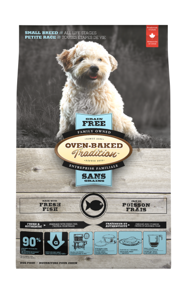 Oven-Baked Tradition Small Breed All Life Stages Grain Free Fish Dog Dry Food