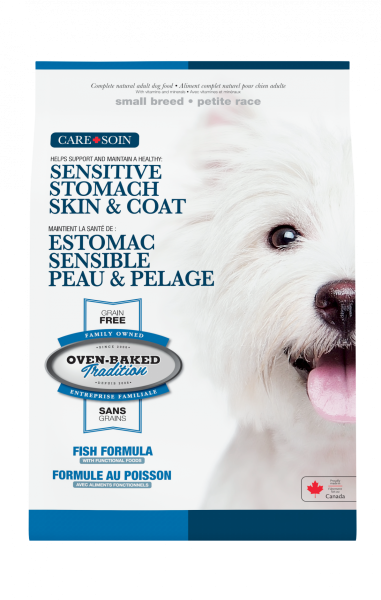 Oven-Baked Tradition Small Breeds Skin & Stomach Adult Grain Free Fish Dog Dry Food