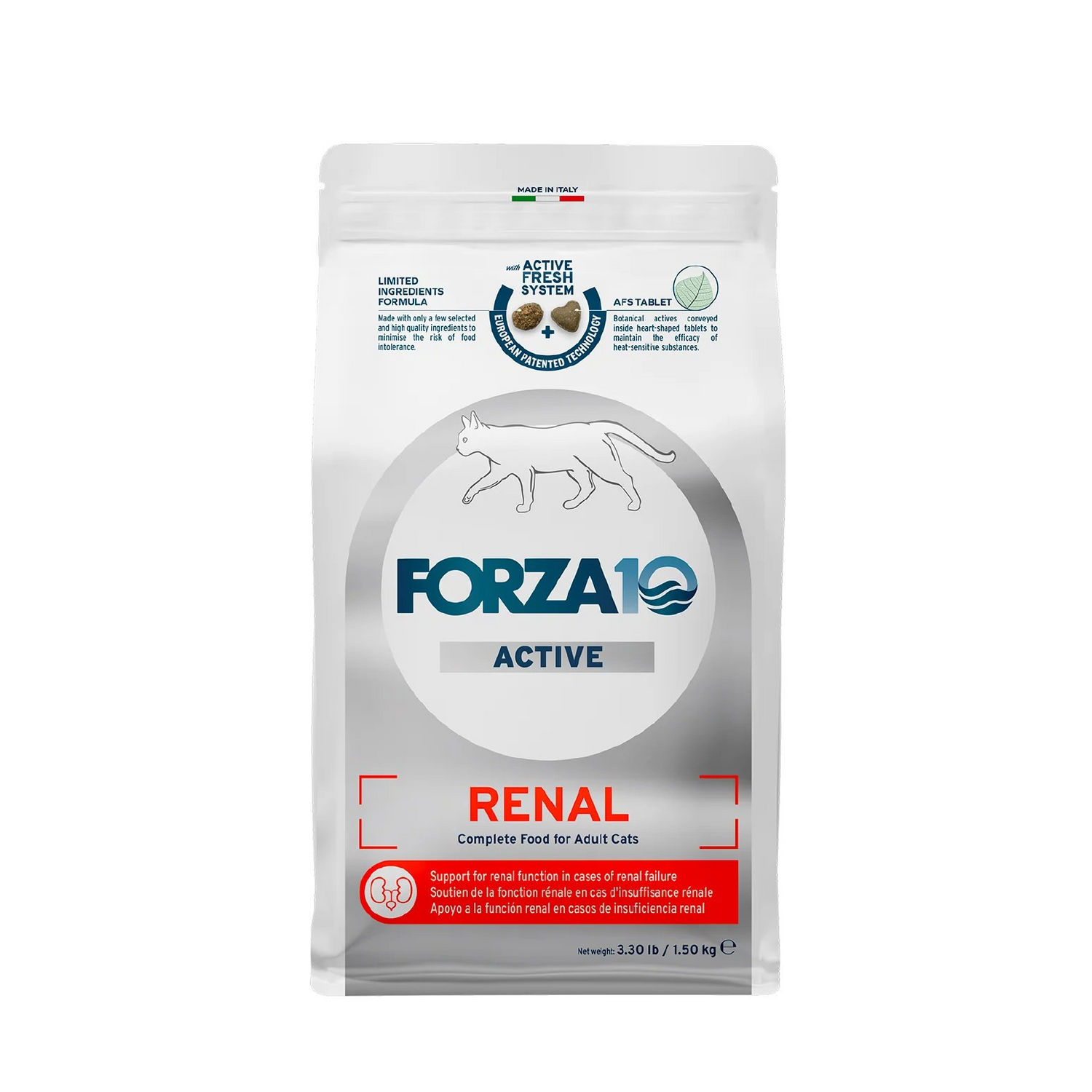 Forza10 ACTIVE Line Renal Kidney Support Fish Flavor Cat Dry Food