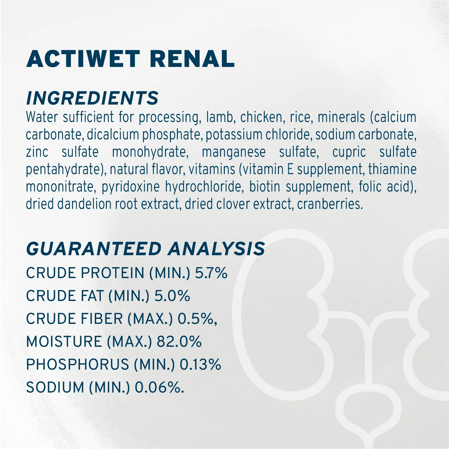 Forza 10 Active Renal Kidney Support Dog Wet Food