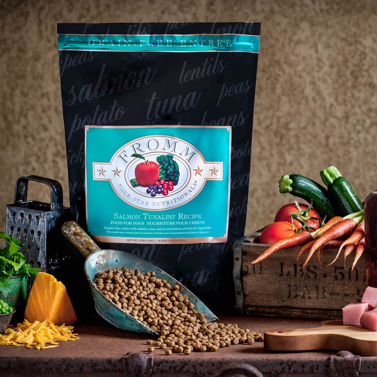 Fromm Four Star Salmon Tunalini Recipe Grain Free Dog Dry Food