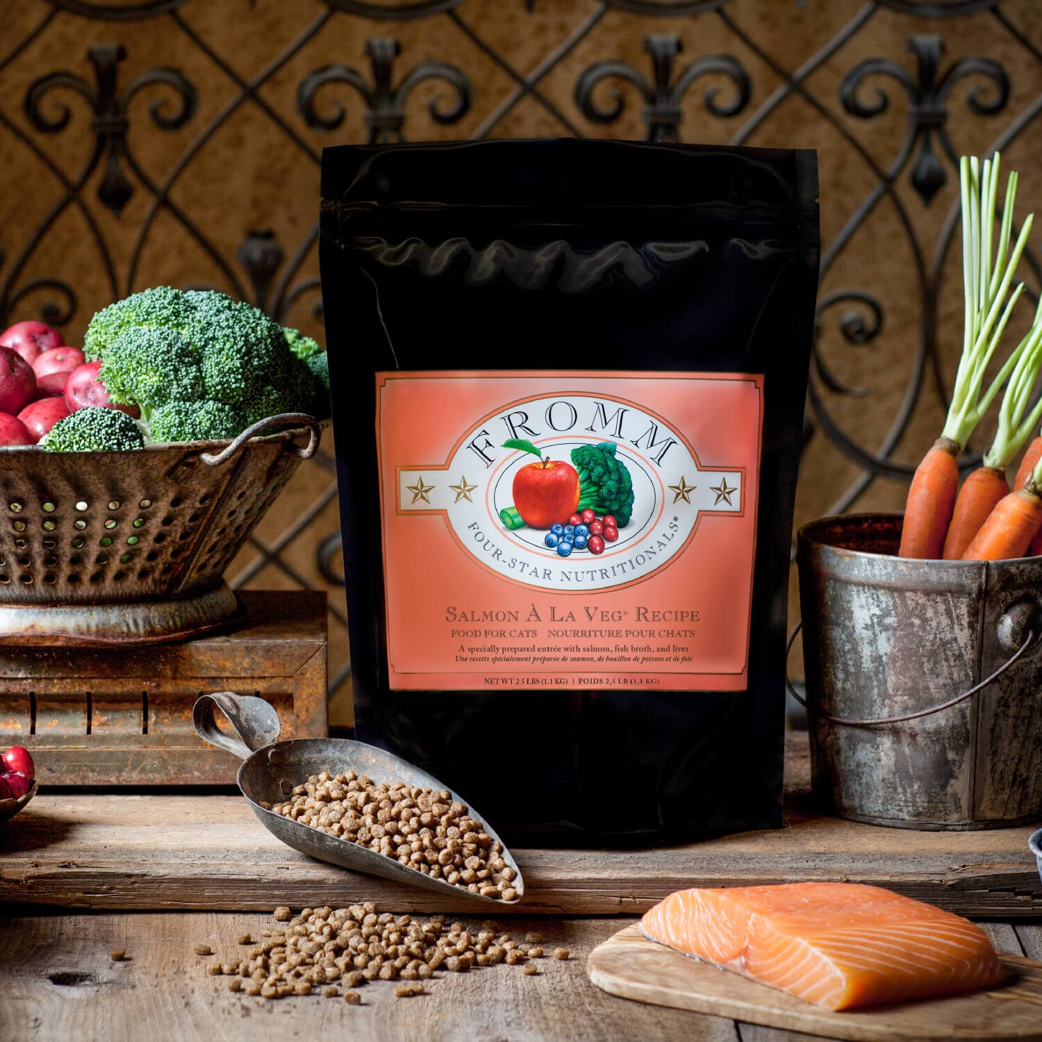 Fromm Four Star Salmon À La Veg Recipe Cat Dry Food