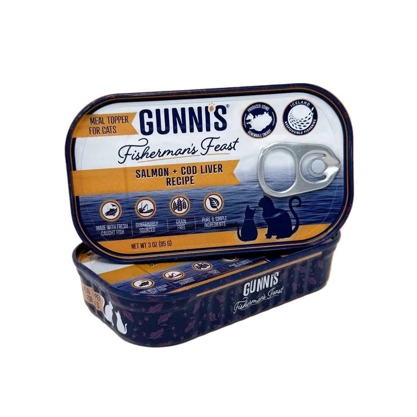 Gunni's Taste of Iceland Salmon & Cod Liver Recipe Cat Wet Food