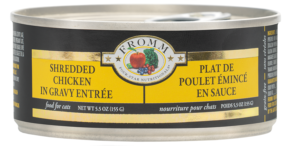 Fromm Four Star Shredded Chicken in Gravy Entrée Cat Wet Food