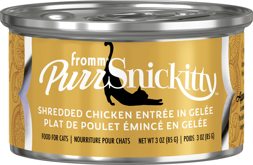 Fromm PurrSnickitty Shredded Chicken Entrée in Gelée Cat Wet Food