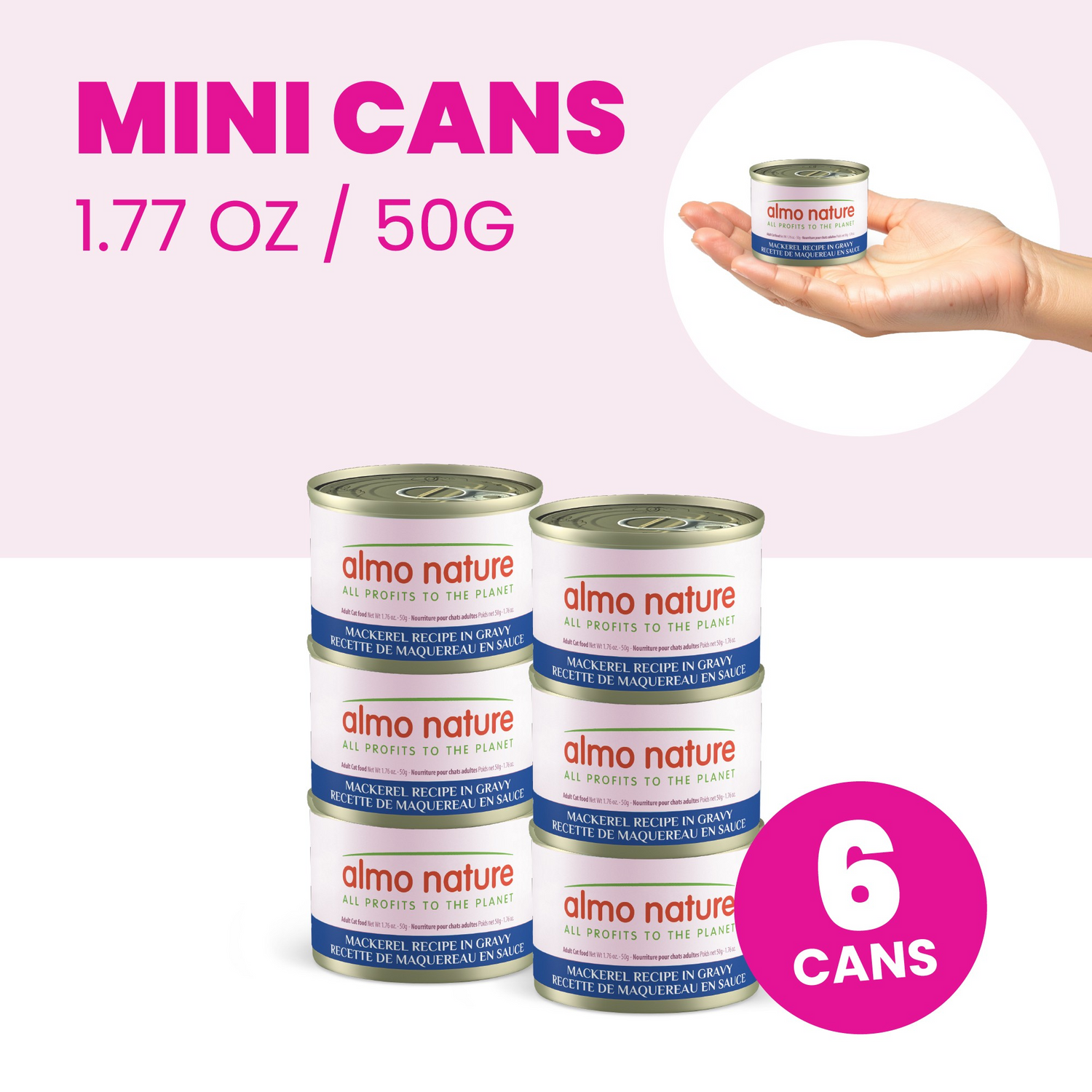 Almo Nature HQS Skin & Coat Care Mackerel Recipe In Gravy Cat Wet Food