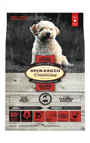 Oven-Baked Tradition Small Breed All Life Stages Grain Free Red Meat Dog Dry Food