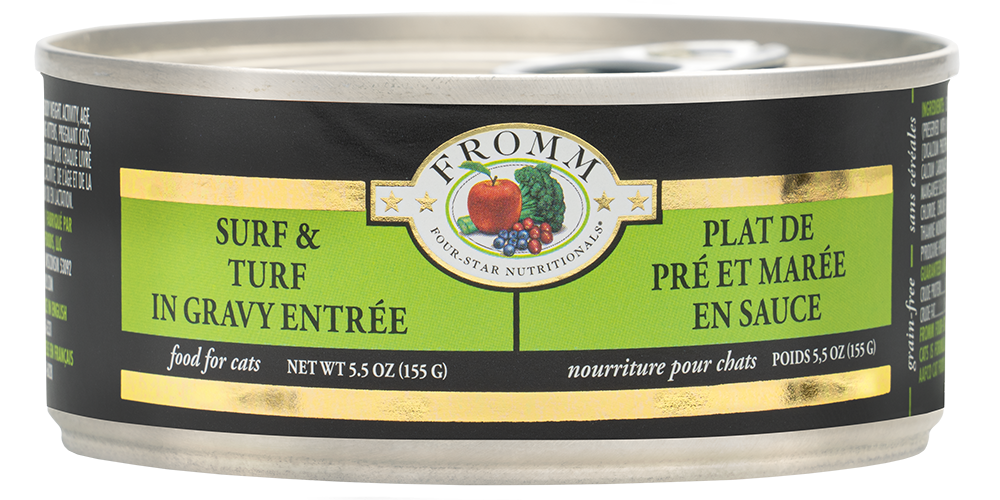 Fromm Four Star Surf & Turf in Gravy Entrée Cat Wet Food
