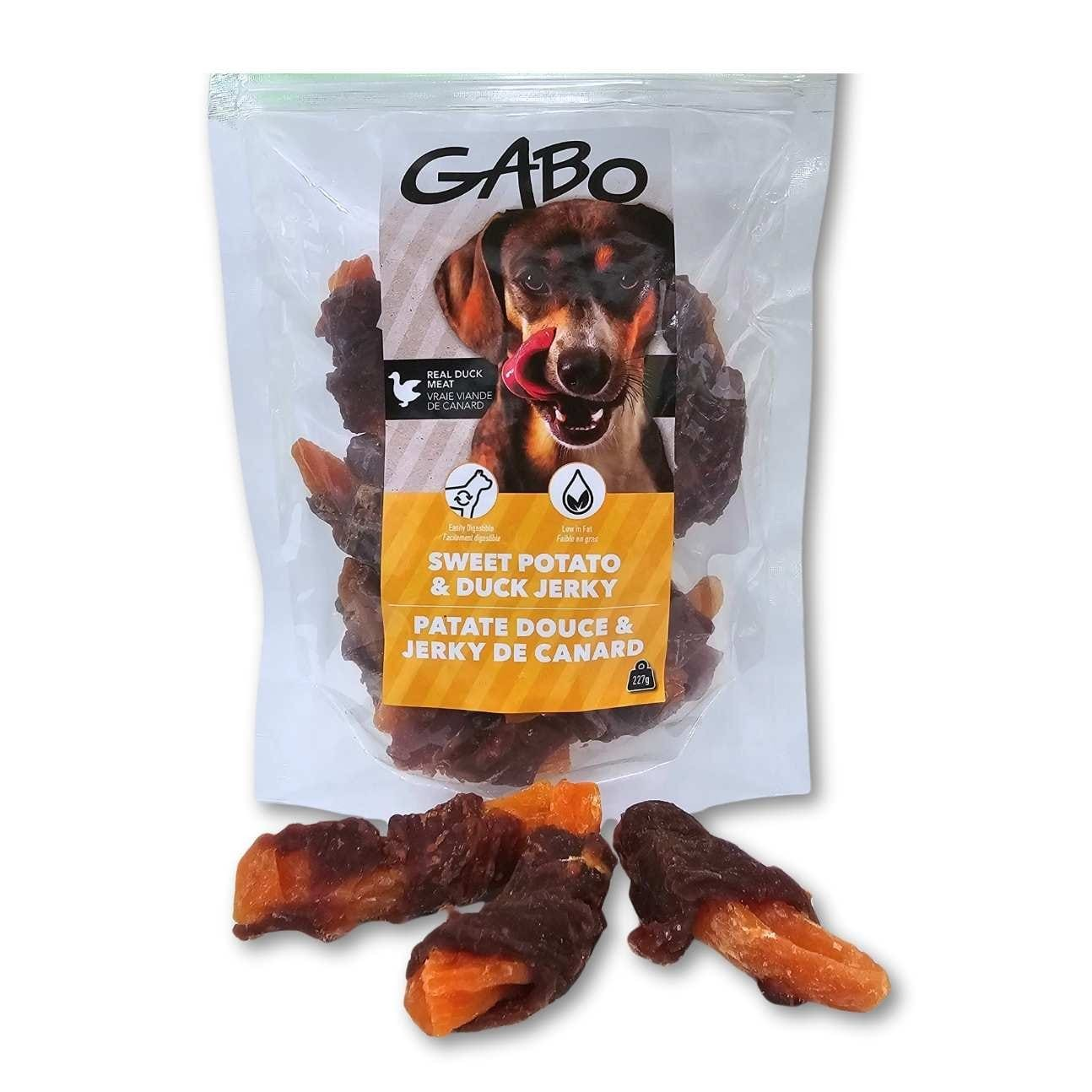 Gabo Sweet Potato & Duck Jerky Dog Treats 227g
