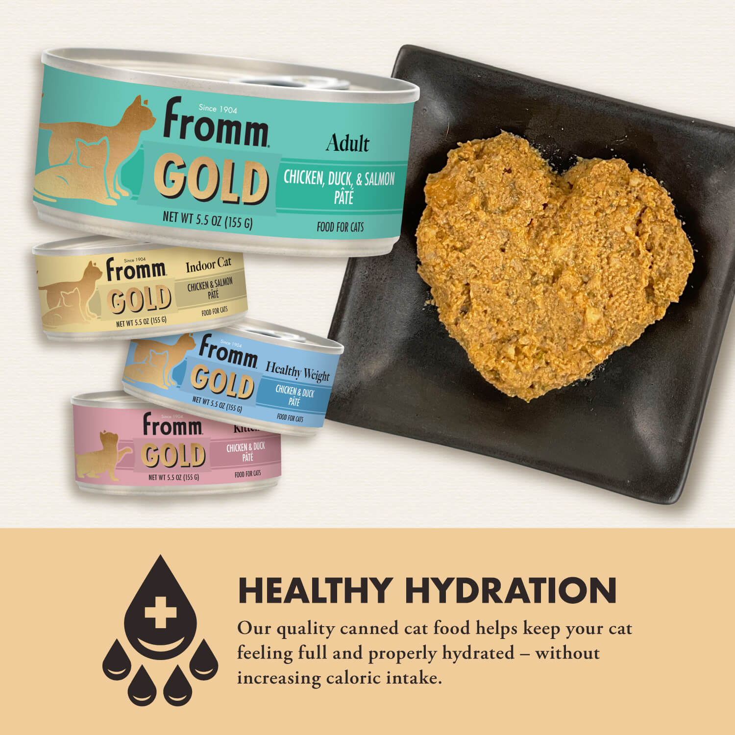 Fromm Gold Adult Chicken, Duck, & Salmon Pâté 5.5oz