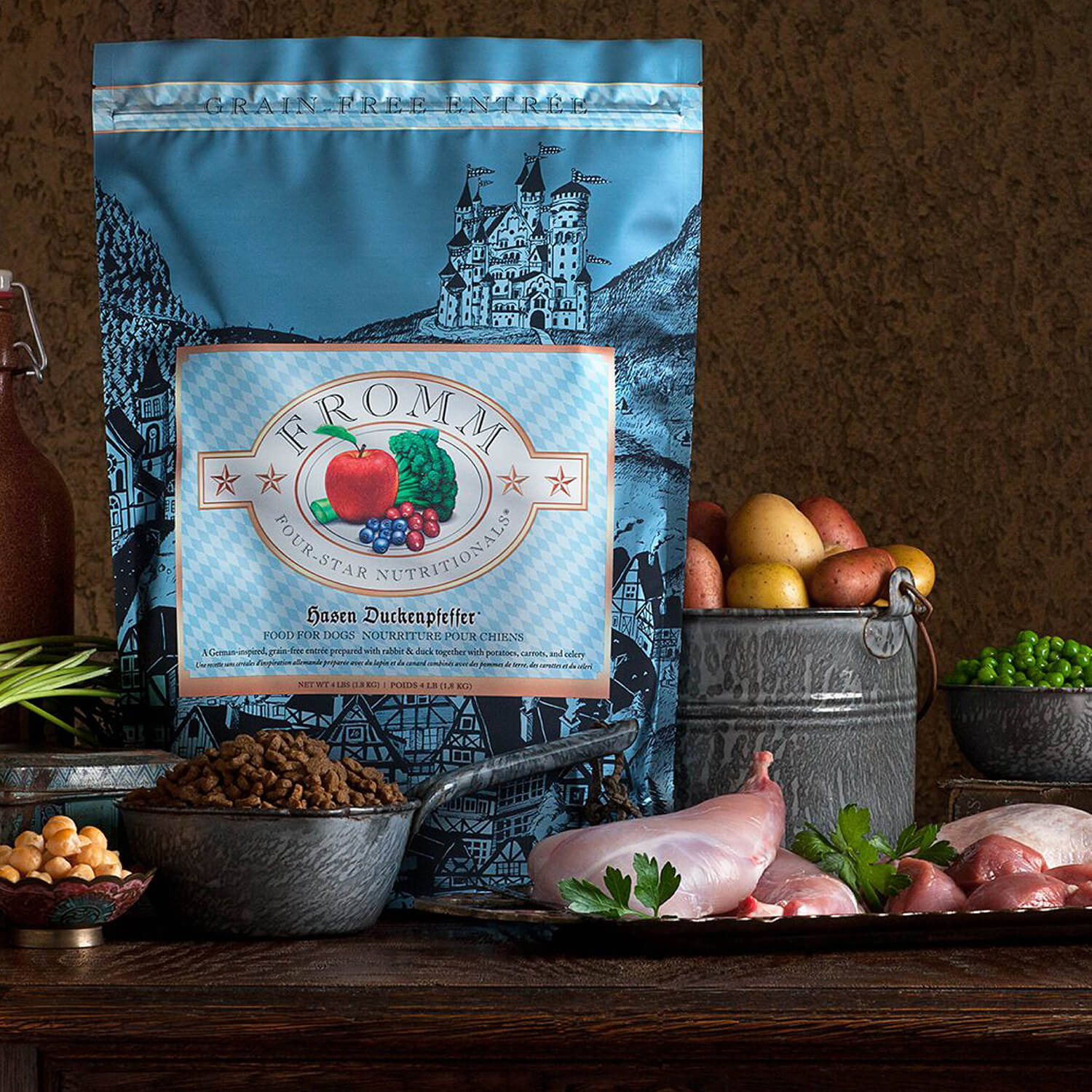 Fromm Four Star Hasen Duckenpfeffer Grain Free Dog Dry Food