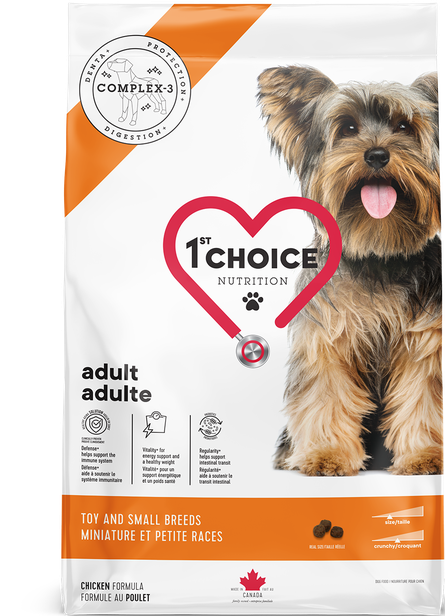1st Choice Adult Toy and Small Breed Chicken Dog Dry Food