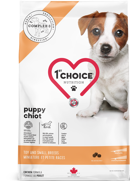 1st Choice Puppy Toy and Small Breed Chicken Dog Dry Food