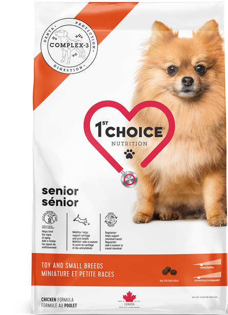 1st Choice Senior Toy and Small Breed Chicken Dog Dry Food