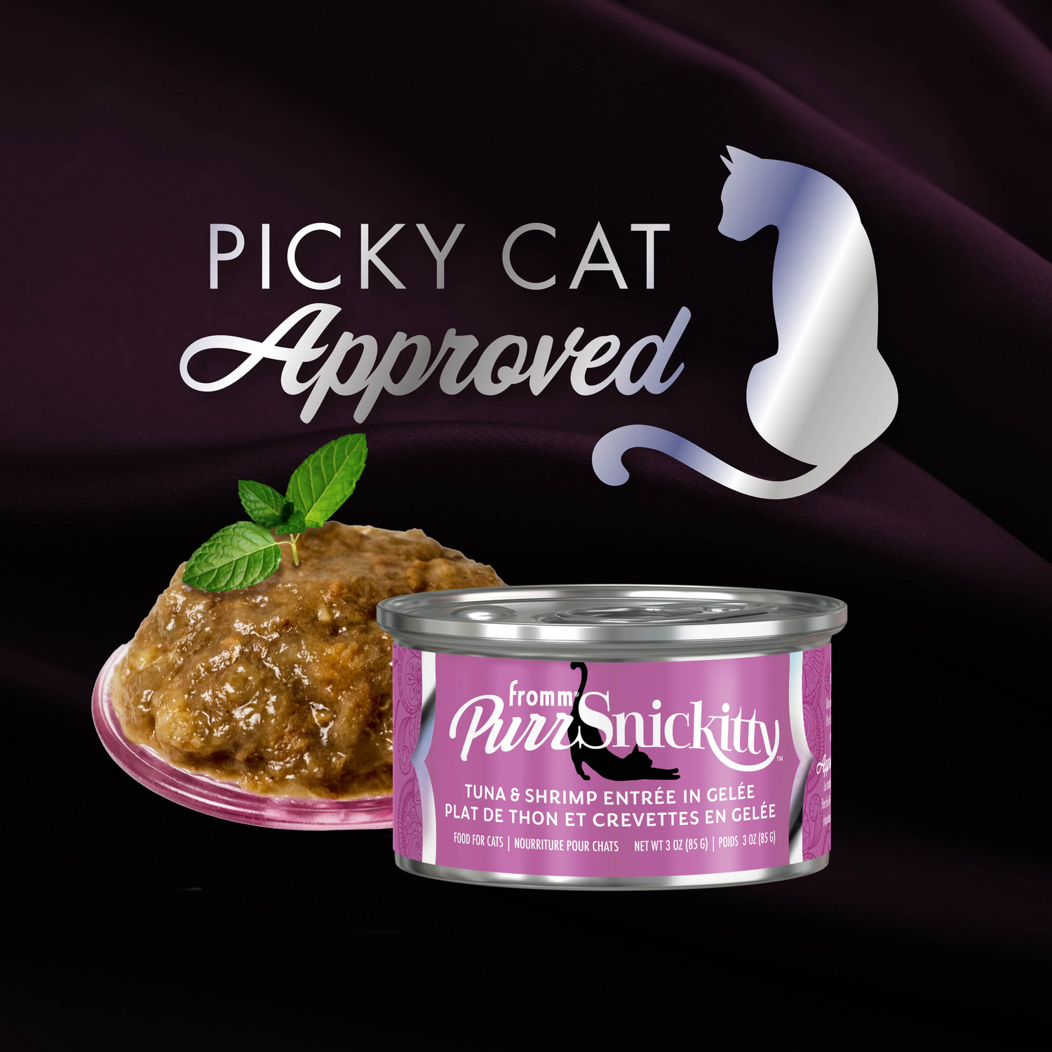 Fromm PurrSnickitty Tuna & Shrimp Entrée in Gelée Cat Wet Food