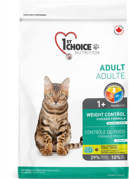 1st Choice Adult Weight Control Chicken Cat Dry Food
