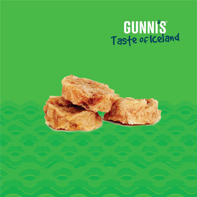 Gunni's Taste of Iceland Wolffish Wafers Dog Treats 5oz