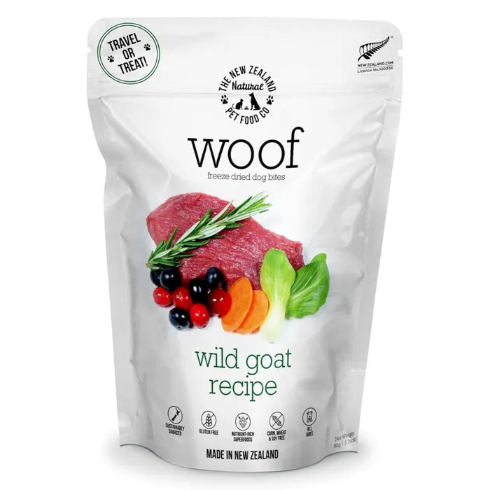 NZPF Woof Goat Freeze Dried Dog Food