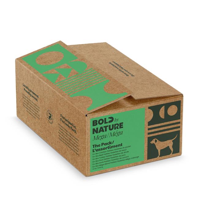 Bold By Nature Mega Dog Mega Pack: Blend/Beef/Chicken/Duck/P...